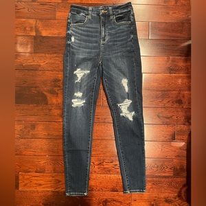 American Eagle curvy super hi-rise jegging